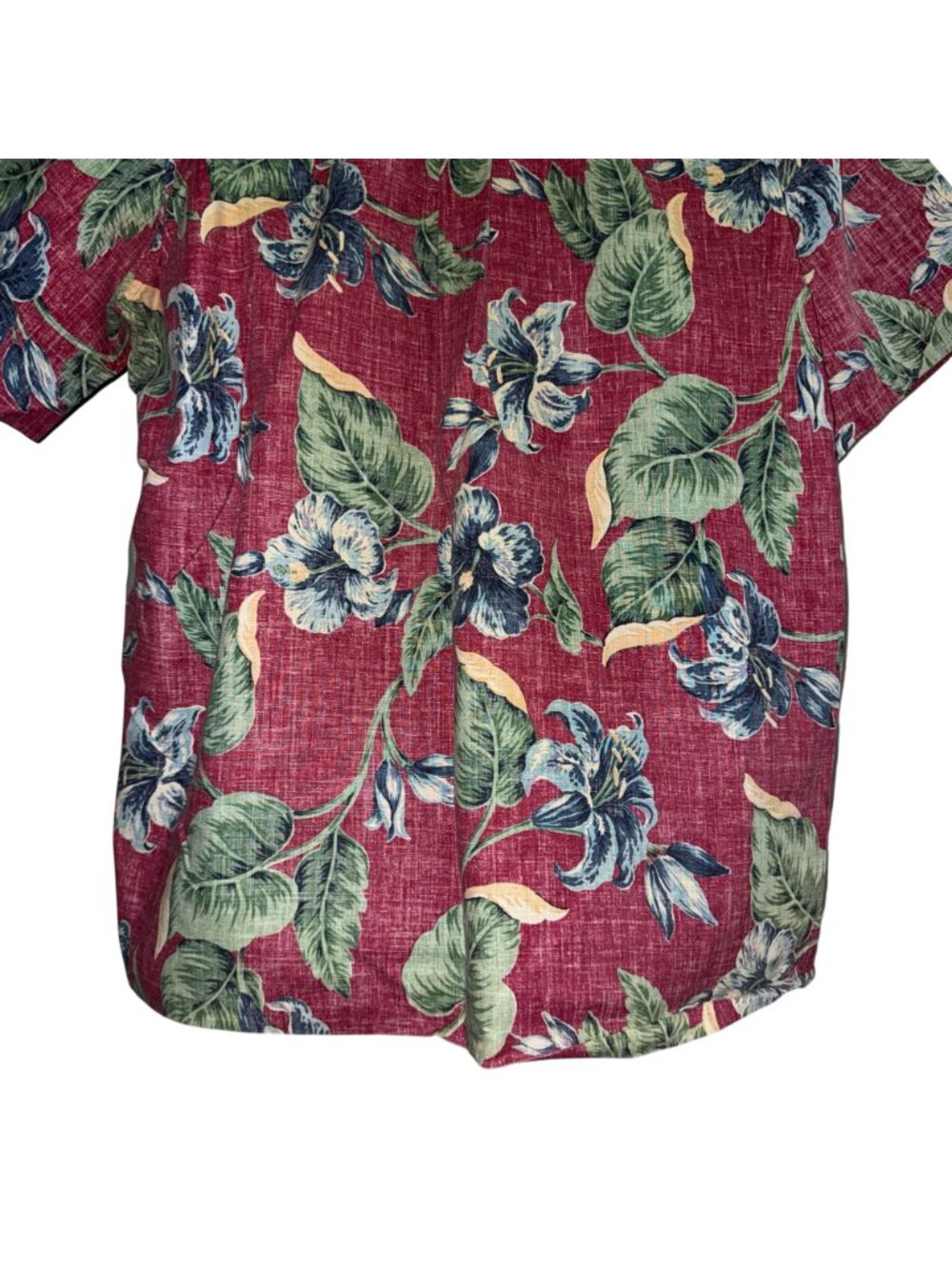 VTG Reyn Spooner Shirt Mens S Thick Colorful Floral Plumeria Hawaiian Aloha - Picture 6 of 7